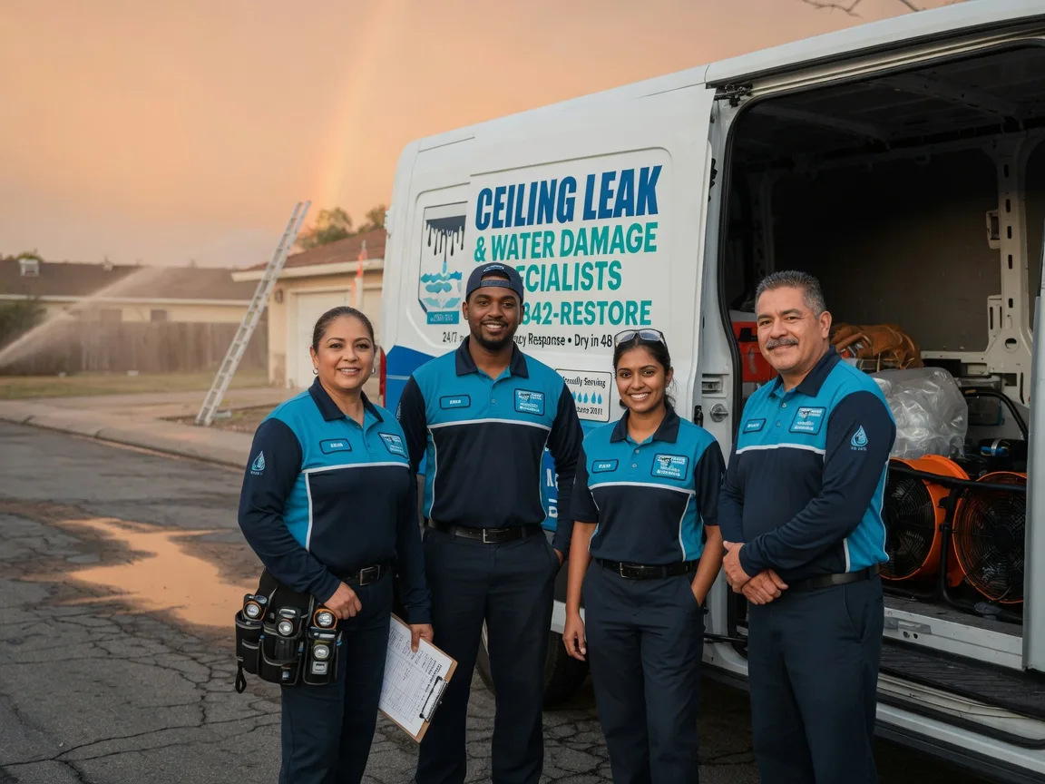 Ceiling Leak Cleanup company in Edenville, MI