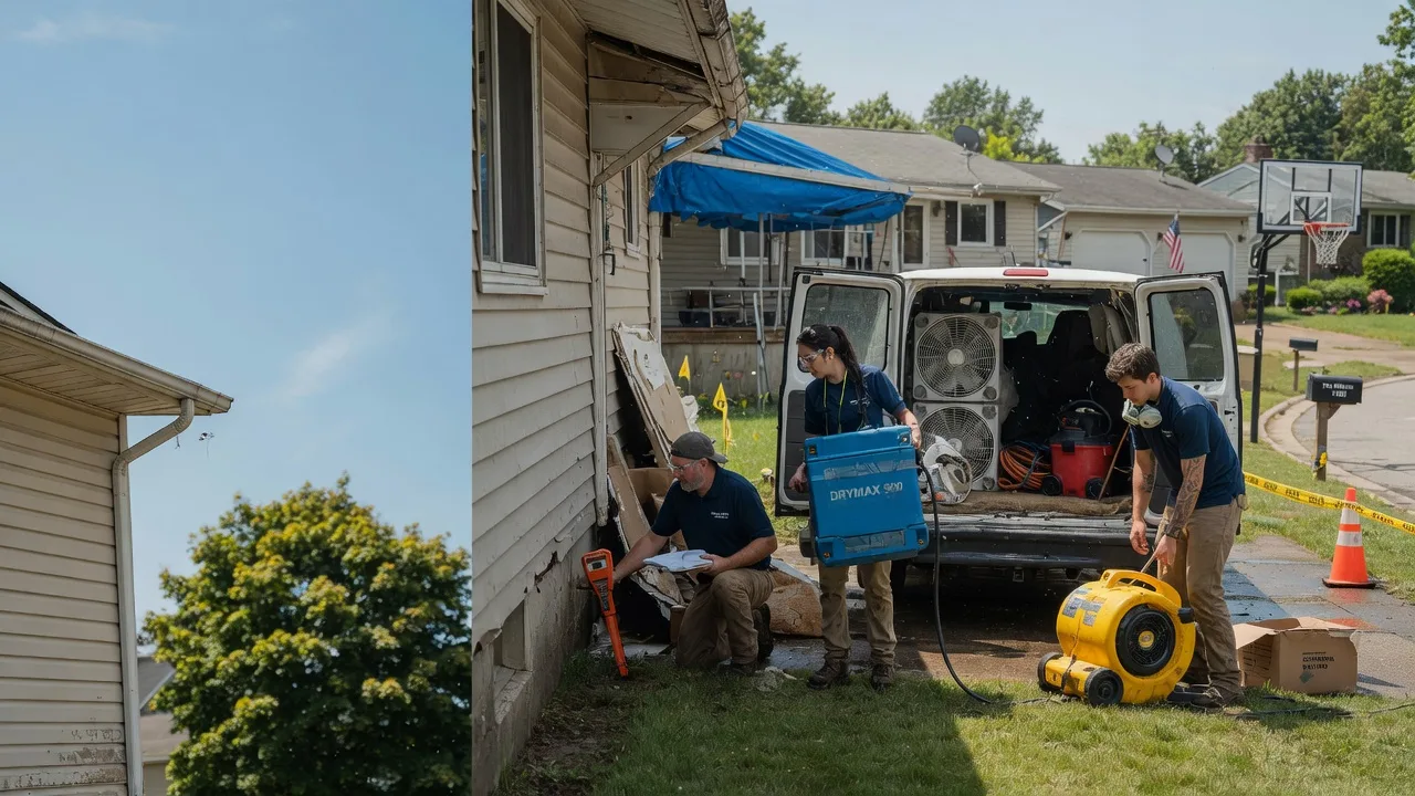 Ceiling Leak Cleanup in Edenville, MI near me